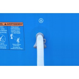 2x baseino vamzdžio atraminiai laikikliai intex bestway arba 32 mm baseino vamzdžio žarnai