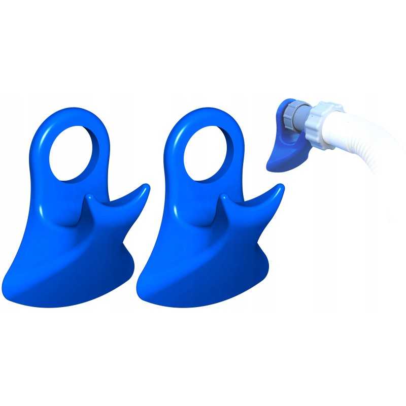 2x baseino vamzdžio atrama intex bestway baseinui su 32x38 redukcijos adapteriu