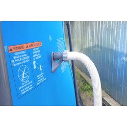 2x baseino vamzdžio atrama intex bestway baseinui su 32x38 redukcijos adapteriu