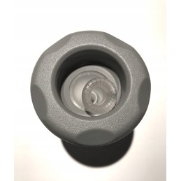 Vandens ir pow masažo antgalis 89 mm, pilkas sūkurinis SPA