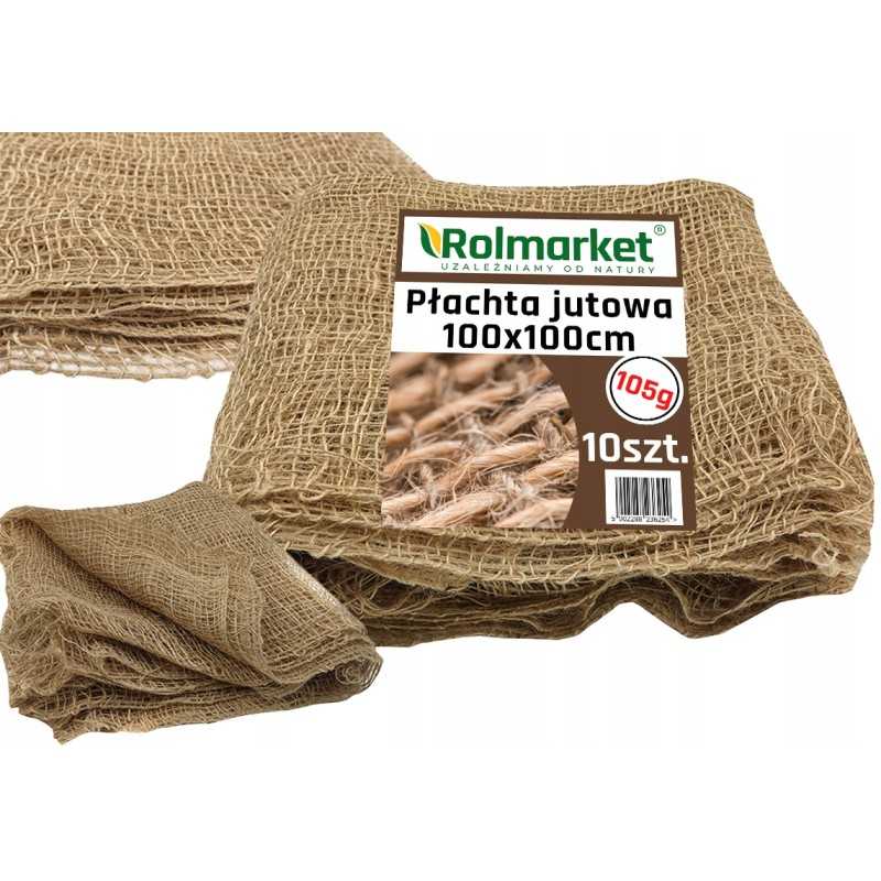 ✨ džiuto lakštas 100x100cm 105g/m 10vnt