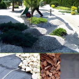 Agrotekstilė agrotekstilė juoda 70g 0,8x50m piktžolės uv3% kilimėlis nuo piktžolių