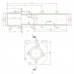 Sieninė pralaida betoniniams baseinams, gz 2
