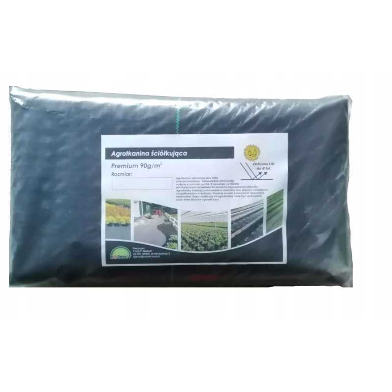 Žemės ūkio mulčiavimo audinys 3,20m x 10m pp 90g/m2 juodas - paruoštas