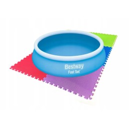 Eva dėlionė, porolono kilimėlis, xl, 6 vnt., storio baseinui