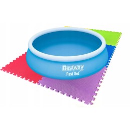 Eva dėlionė, porolono kilimėlis, xl, 6 vnt., storio baseinui