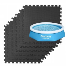 Eva dėlionė, porolono kilimėlis, xl, 6 vnt., storio baseinui