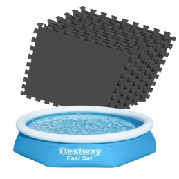 Eva dėlionė, porolono kilimėlis, xl, 6 vnt., storio baseinui