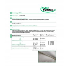 Labai patvari 70knx70kn geotekstilė, 5,4 m pločio - 1 linijinis metras