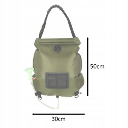 Solar camping shower 20l xxl with thermometer