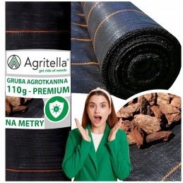 🌟_xDF1F_ labai storas agritella premium agroaudimas 110g, dydis 1,6x10m, juodas