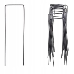 Metaliniai smeigtukai įvairių tipų agrotekstilei, agrotekstilei ir geotekstilei tvirtinti prie žemės, taip pat smeigtukai kurmių