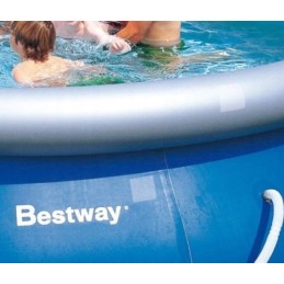 Bestway Intex baseino remonto pleistras, universalus, skaidrus, bespalvis