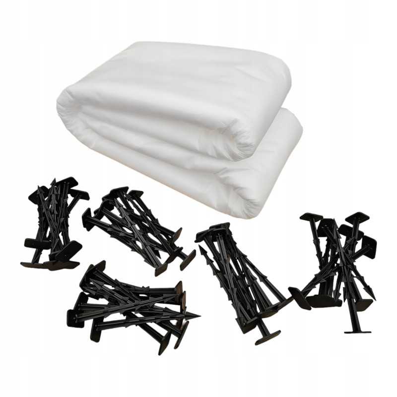 Agrowwoven balta žieminė danga 1 6x20m inkarai