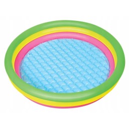 Pripučiamas baseinas, 3 žiedai, 102 cm, bestway 51104