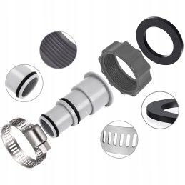 Intex fit aru baseino adapteris ir adapterių rinkinys