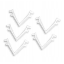 5 x dvigubų spyruoklinių spaustukų rinkinys 10936 intex