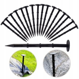 Juoda revento agrotekstilė 1,1 m x 50 m / 70g/m2 + inkarai 50 vnt.