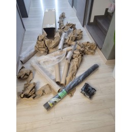 Juoda revento agrotekstilė 1,1 m x 50 m / 70g/m2 + inkarai 50 vnt.