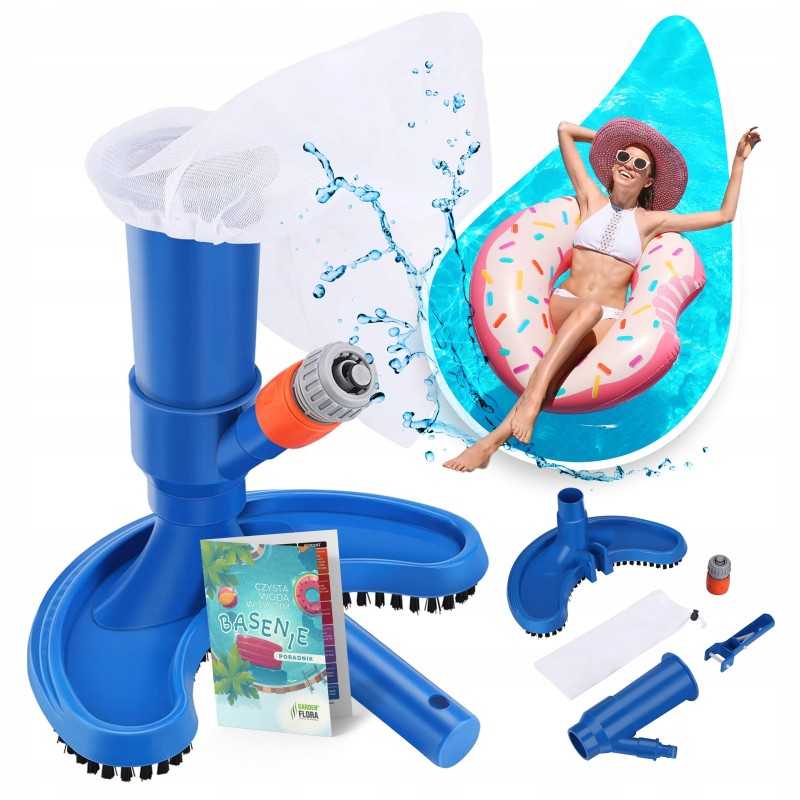 Baseino dulkių siurblys, baseino valymo rinkinys