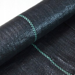 Nuo piktžolių agrotekstilė agrotekstilė juoda UV kilimėlis 3% 3,2x10m 90g/m2