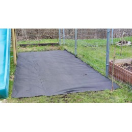 Augintas audinys juodas 1 6m 100g uv 15m bellushortus