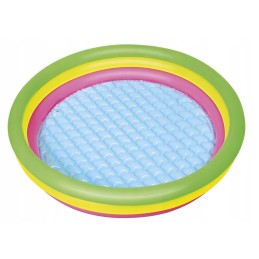 Spalvingas pripučiamas baseinas 102 x 25 cm bestway 51104