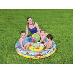 51124 bestway pripučiamas baseinas, žaidimų aikštelė, irklavimo baseinas