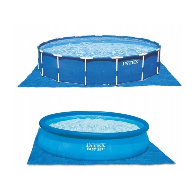 Brezento kilimėlis, paklotas baseinui intex 28048 472x472 cm