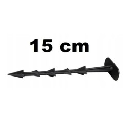 100 vienetų kaiščių inkarų, tvirtinančių 15cm agrotekstilę