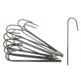 Smeigtukai metalinis smeigtukas tvirtinimui augintas audinys ir tinklelis 25cm 100vnt