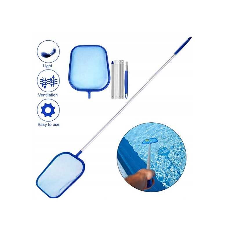 Baseino nusileidimo tinklas su 5 sekcijomis, aliuminio strypas