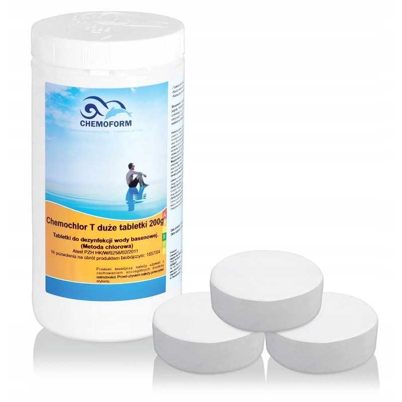 Chemoform chemochlor t didelės tabletės 200g 1kg