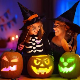 Vandeniui atsparūs LED šviestuvai su nuotolinio valdymo pultu 2 vnt., skirti Vase Pool Spa akvariumo tvenkiniui