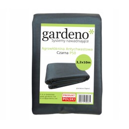 Juoda agrotekstilė nuo piktžolių tujoms ir braškėms 3,2x10m + inkarai pl
