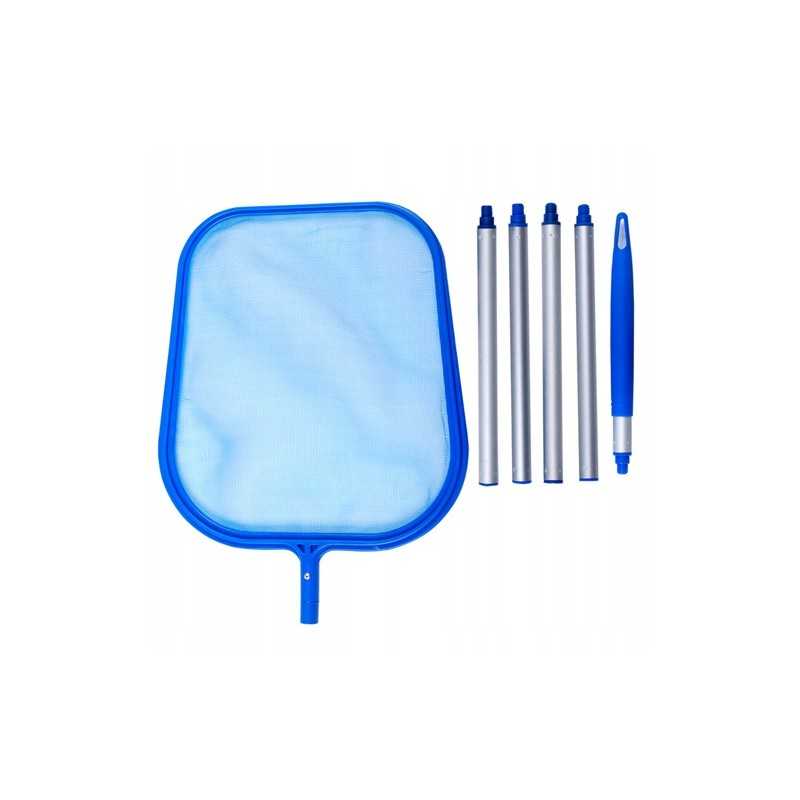 Tinklinis filtras ir kolektorius baseinui su atlenkiama rankena