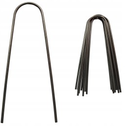 Metaliniai smeigtukai įvairių tipų agrotekstilei, agrotekstilei ir geotekstilei tvirtinti prie žemės, taip pat smeigtukai kurmių