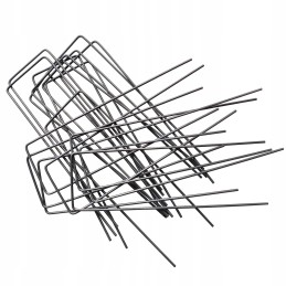 Metaliniai smeigtukai įvairių tipų agrotekstilei, agrotekstilei ir geotekstilei tvirtinti prie žemės, taip pat smeigtukai kurmių