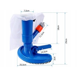 Dulkių siurblys tvenkinio baseino dugno valymui