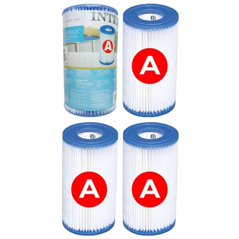 4 x filtrai filtras A tipo intex baseino siurblio filtrų kasetės 29000