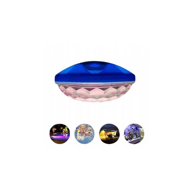 Disko namų baseino sodo apšvietimas