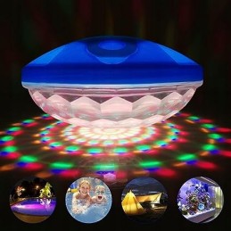 Disko namų baseino sodo apšvietimas