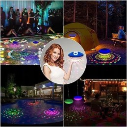 Disko namų baseino sodo apšvietimas