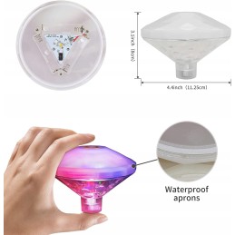 LED baseino lempa, plaukiojanti, spalvinga, 7 režimai, sūkurinė SPA baseino lempa