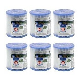 6 x filtro įdėklas h skirtas intex 29007 filtro siurbliui