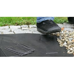 Smeigtukai smeigtukai tvirtinimui neaustinis audinys 15cm 100vnt