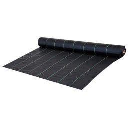 Nuo piktžolių mulčiavimo agrotekstilė 70g/m2 rulone 0,8x50m + inkarai