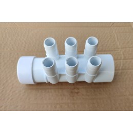 Skirstytuvas vandens purkštukams, šukos voniai su 6 antgaliais