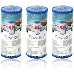 6 vnt filtrų įdėklai siurblių tipui ir Bestway 58093