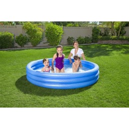 Sodo baseinas vaikams, pripučiamas irklavimo baseinas, mėlynas, 183x33cm, bestway metų amžiaus